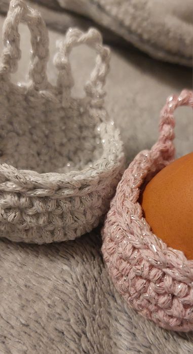 Urocze koszyczki na jajka ręcznie robione