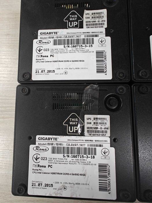 Мини ПК Gigabyte BRIX GB-BХВТ-2807