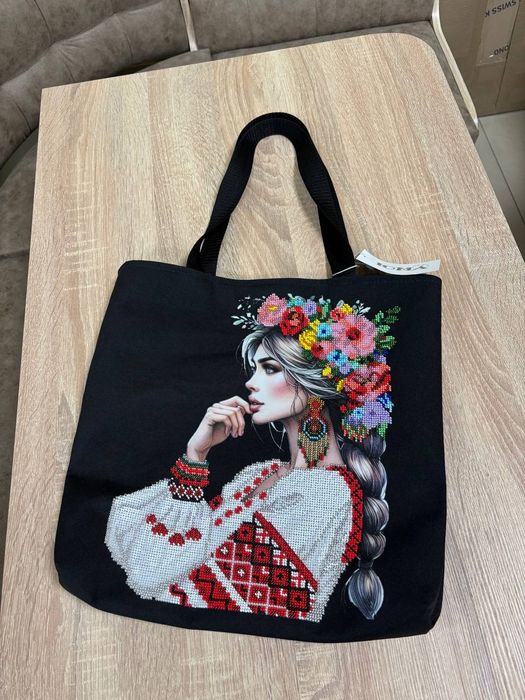 Сумка шопер для вышивки бисером