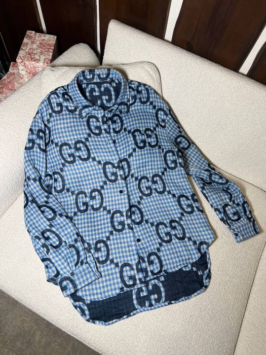 Сорочка Gucci! З бірками! Розмір М-L! Розпродаж люксових речей до 70%