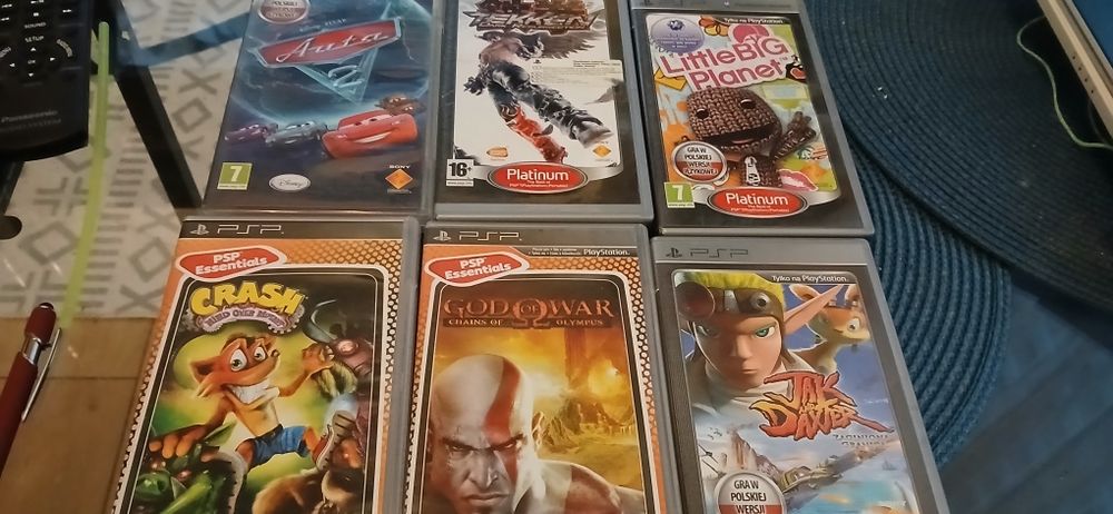 Box PSP  i pudełka od gier bez konsoli i gier