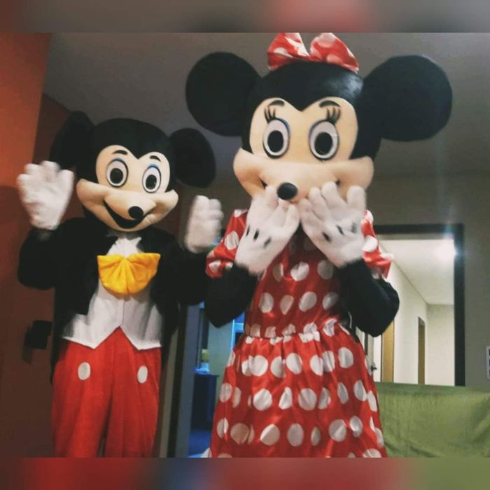 Mascotes Super Mário Unicórnio Minnie Mickey LOL Stitch