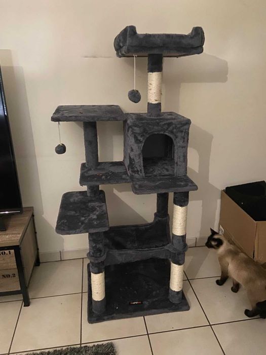 Drapak dla kota duży wysoki drapak NOWY dla kota domek legowisko NOWY