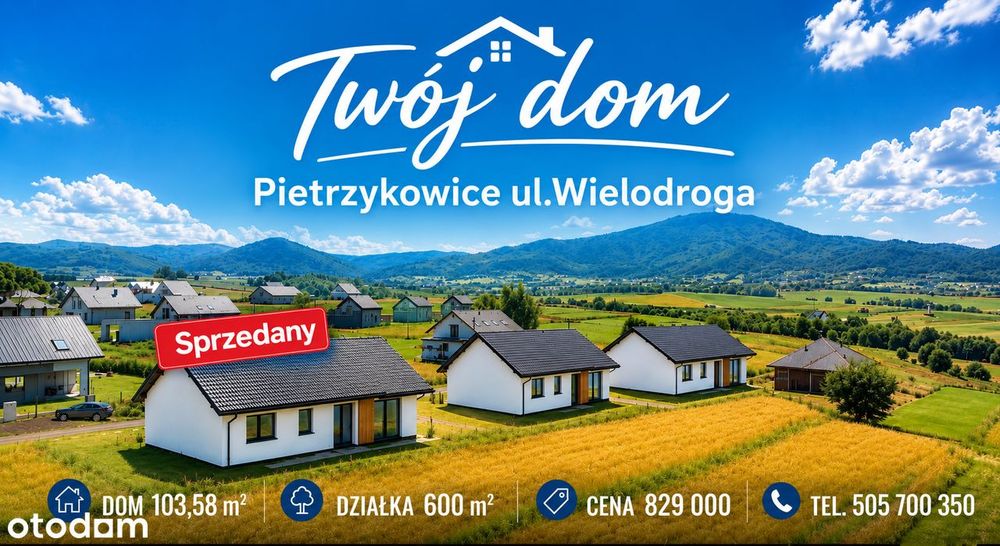 Dom parterowy Pietrzykowice /Beskid Żywiecki /Jezioro Żywieckie