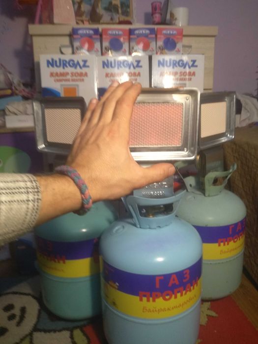 Газовий інфрачервоний обігрівач Nurgaz NG 309 газовый обогреватель.