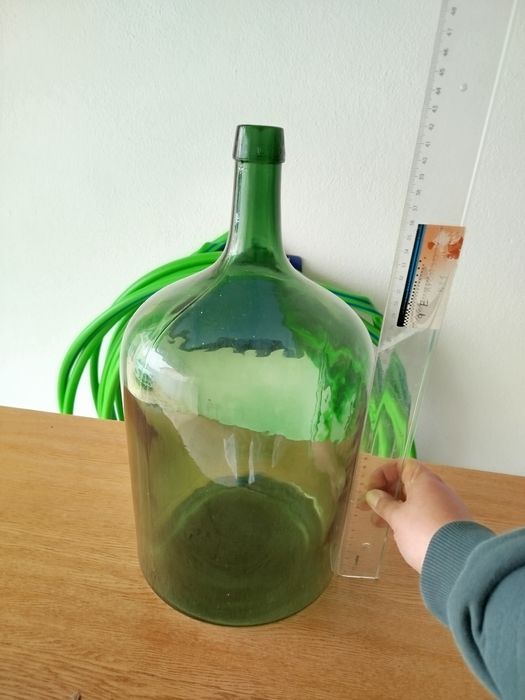 Garrafão de vidro antigo