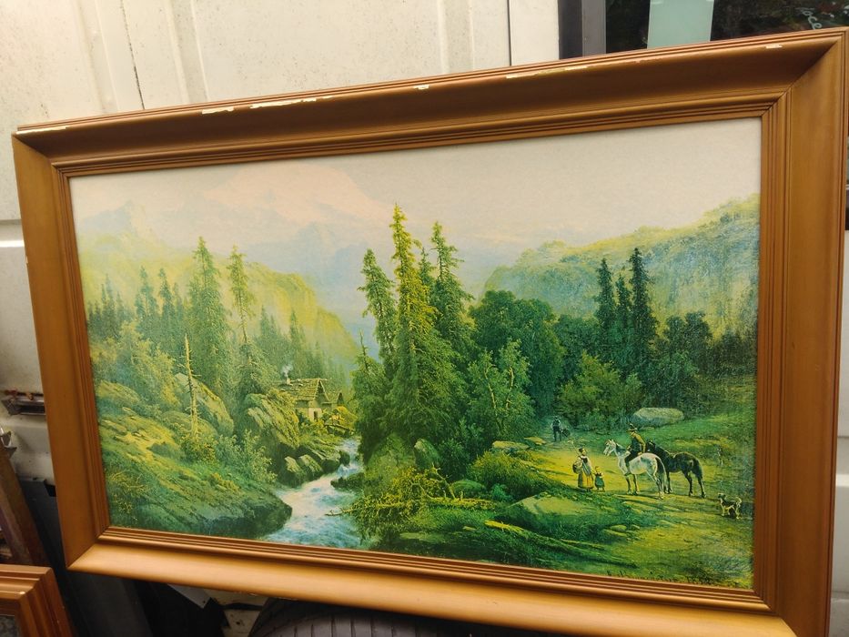 Dois quadros antigos de parede64861390518402121