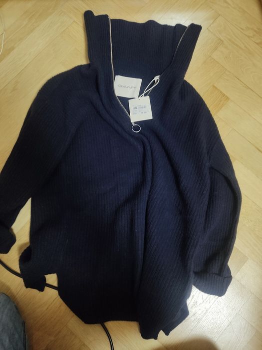 Nowy wełniany sweter Gant S M