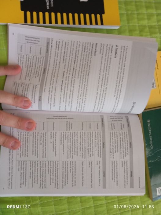 Livros resumos e revisões do secundário de Biologia, Geologia, Física e Química
