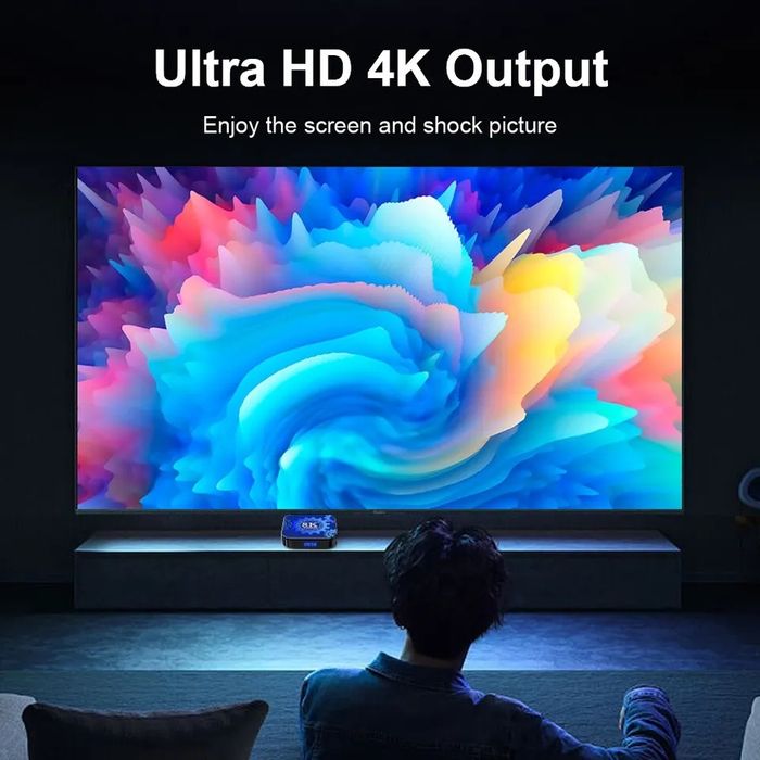 Смарт ТВ андроїд приставка Transpeed 8K 4/32 Gb Android 13