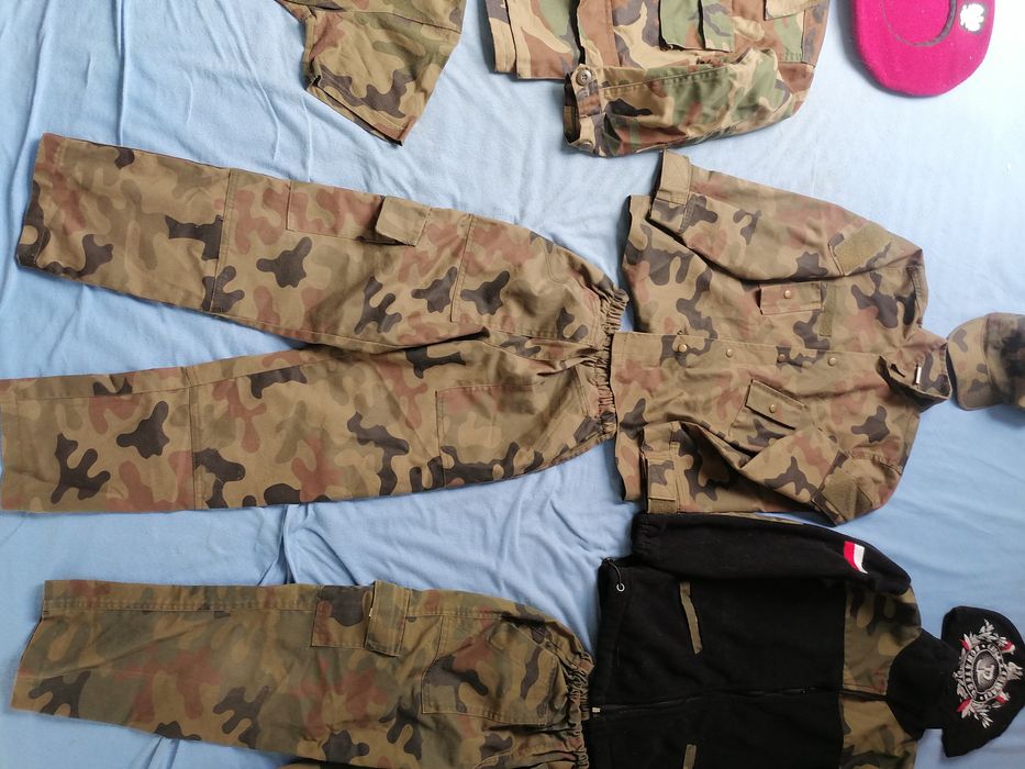 Spodnie i bluza moro. Mundur.