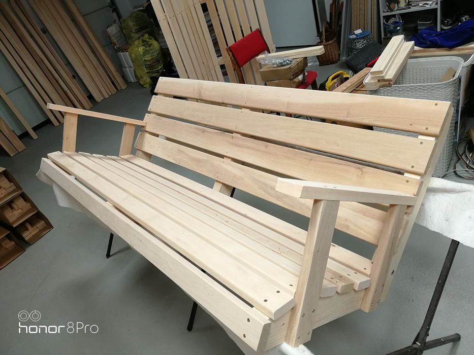 ławka olcha, siedzisko do huśtawki 120 cm