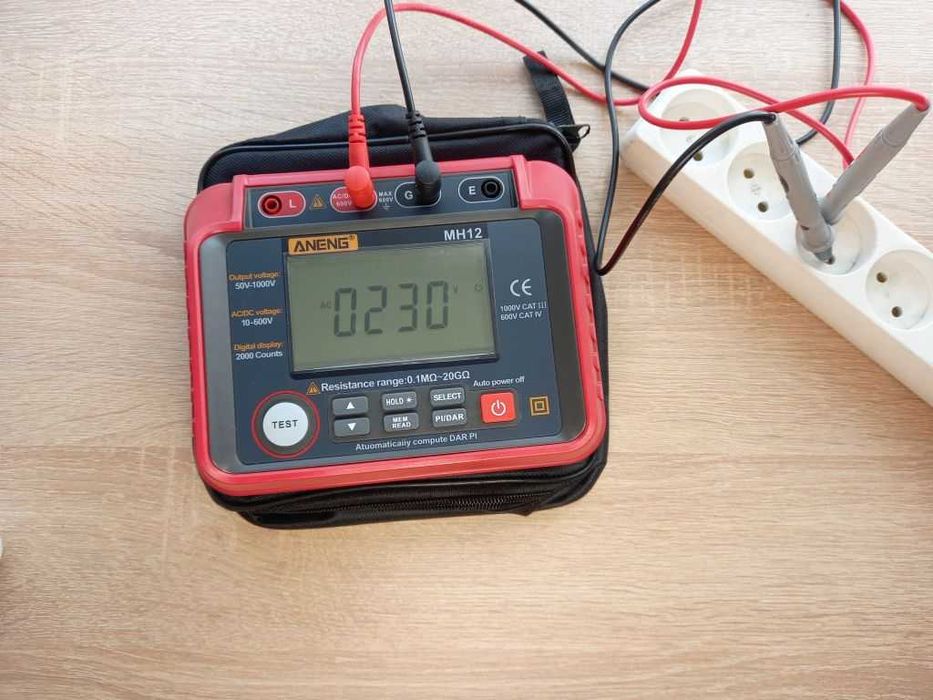 Мегомметр Aneng MH12 (з дефектом)