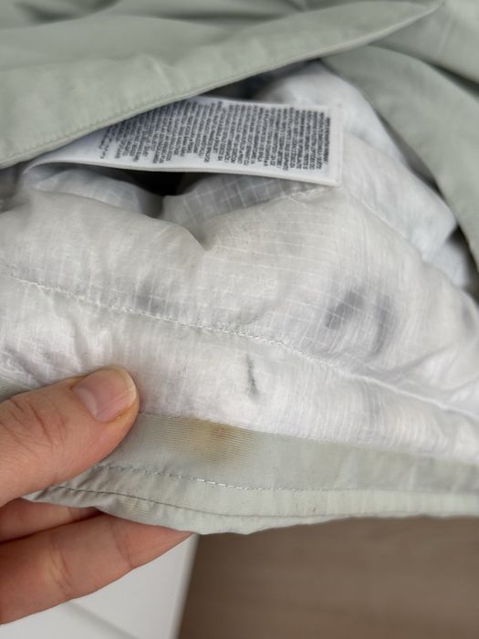 Пухове пальто-ковдра оверсайз