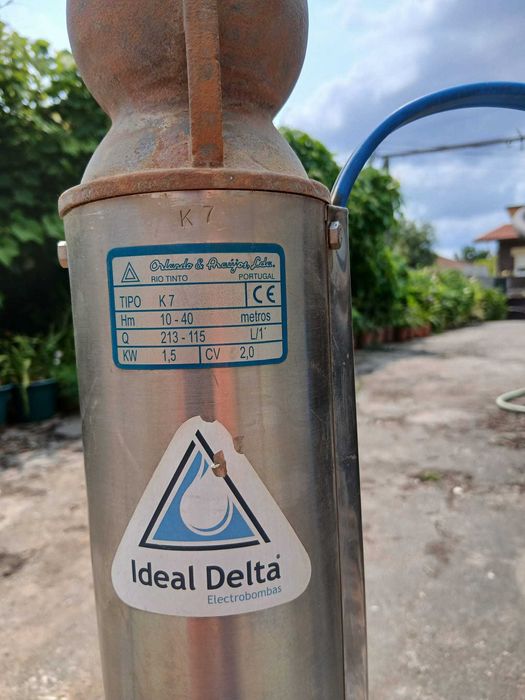 Bomba de água trifásica