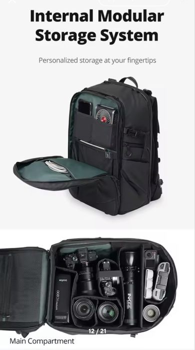 Професійний фоторюкзак ambitful om-28