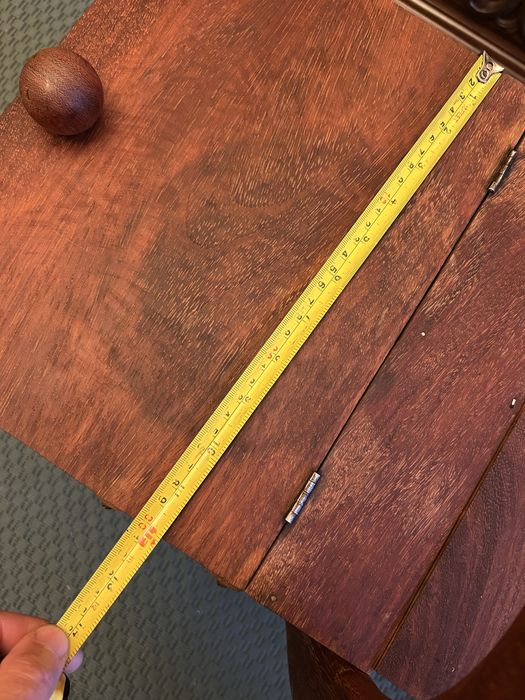 caixa organizadora de madeira antiga