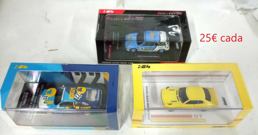 Inno 64 - Skyline, Lancer Evolution, Civic outros, Preços 23€ a 25,50€