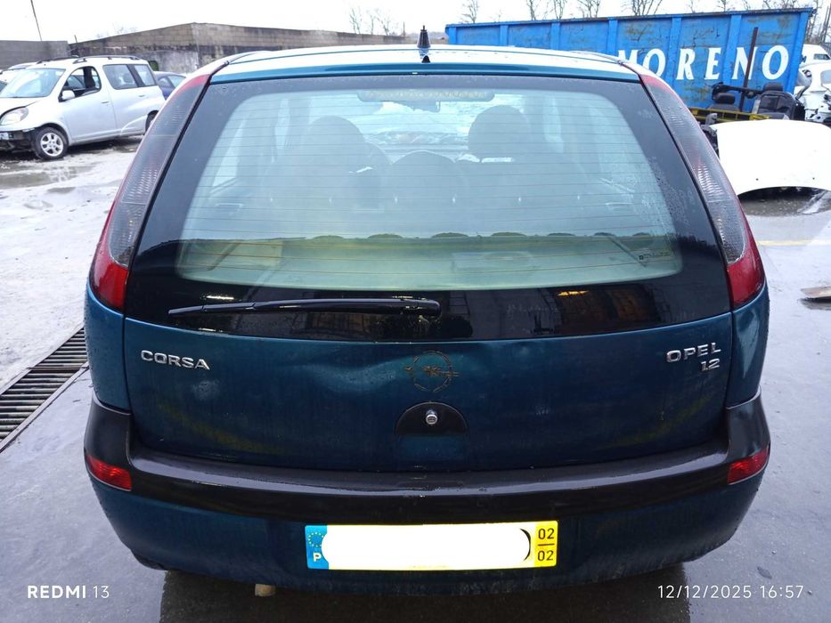 Para peças Opel Corsa C 1.2 ano 2002