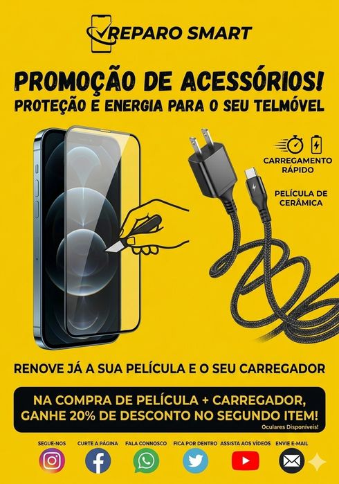 Reparações em telemóveis e computadores