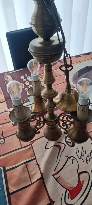 Espelho e candeeiro vintage