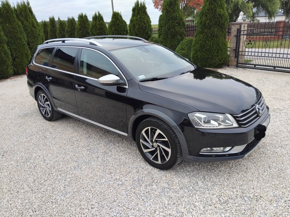 Piękny VW PASSAT B7 ALLTRACK*2.0TDI 177KM*AUTOMAT(DSG)*Napęd 4x4*Bez RDZY*2014rok*HAK*Salon Polska*Wyposażony