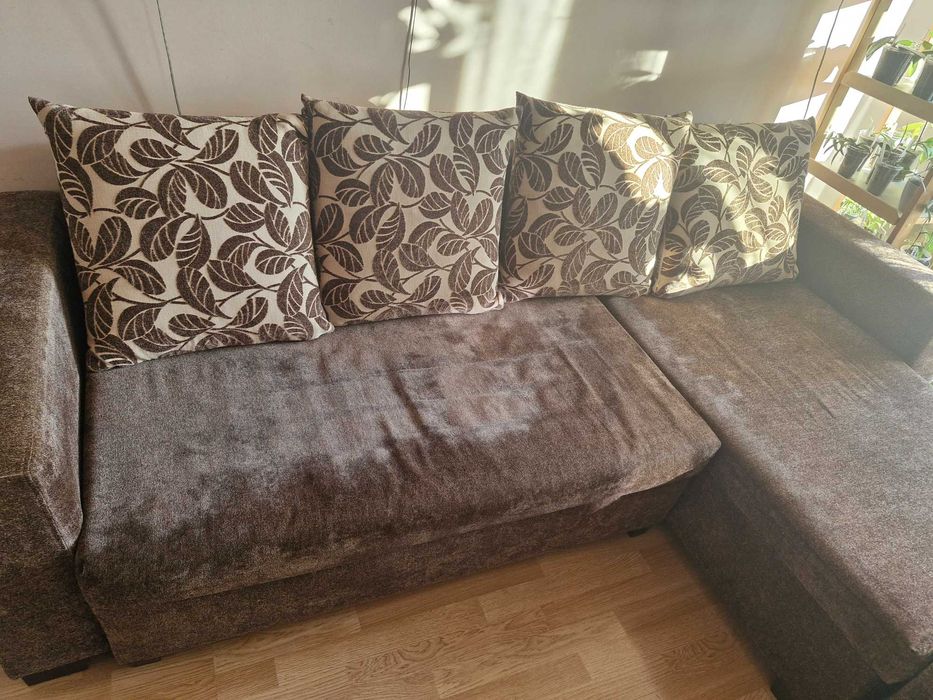 Narożnik pufa 2 x fotel komplet gratis stolik kawowy