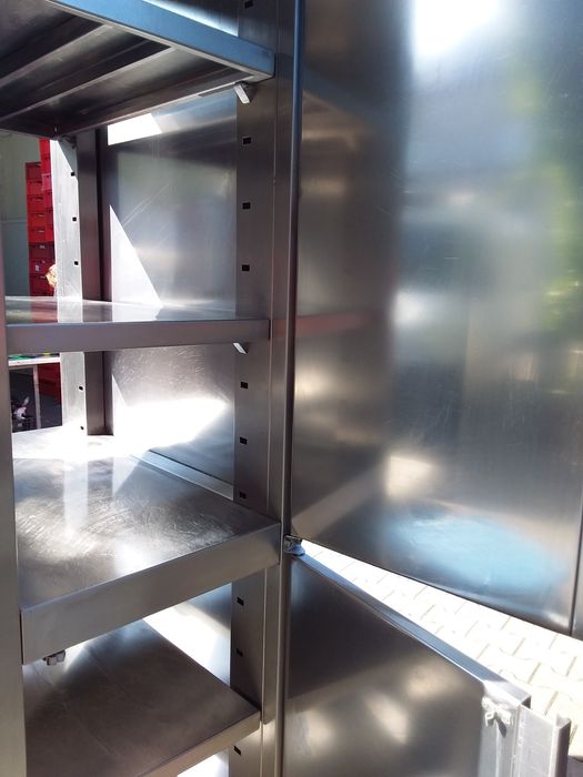 Szafa przelotowa wąska 44/76/210cm nierdzewna gastronomiczna kuchenna