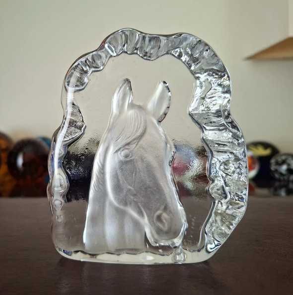 Pisa Papéis em cristal, Cabeça de Cavalo