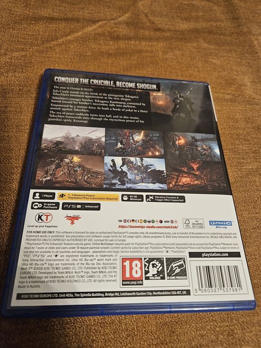 Nioh 3 playstation 5 ps 5 stan igła