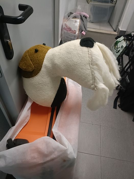 Cão decoração parede