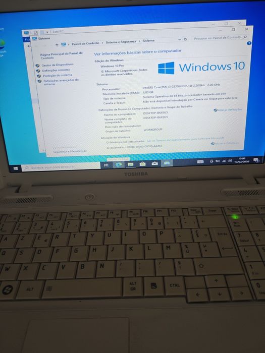 Portátil Toshiba i3
