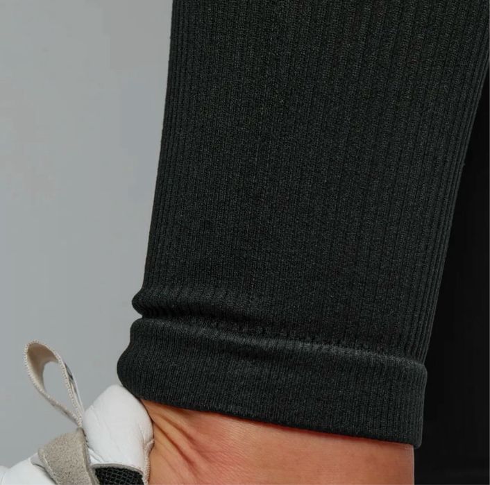 ‼️РОЗПРОДАЖ‼️Лосіни безшовні в рубчик без пуш ап. Лосины, леггинсы