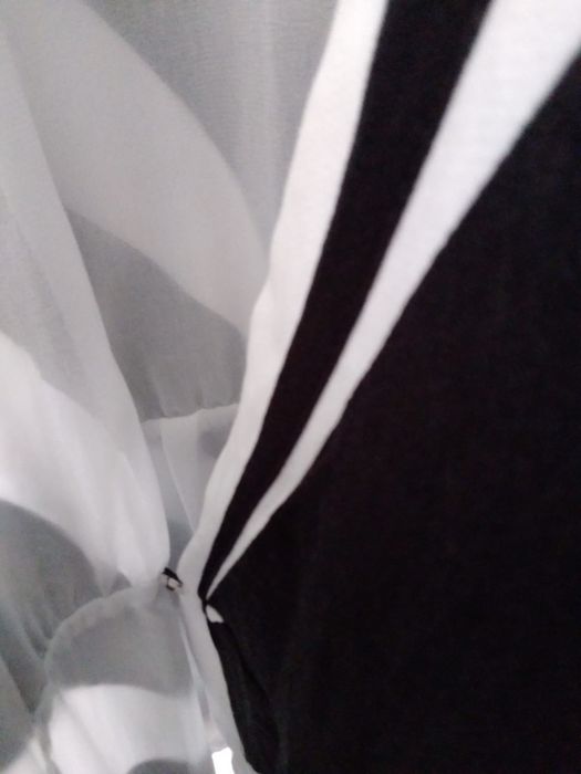 Vestido MNG tamanho L riscas traçado.