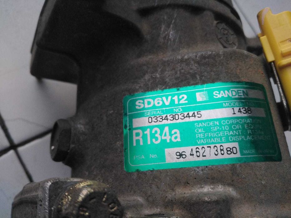 Compressor de AC Peugeot 206 1.l4 HDI de 2000