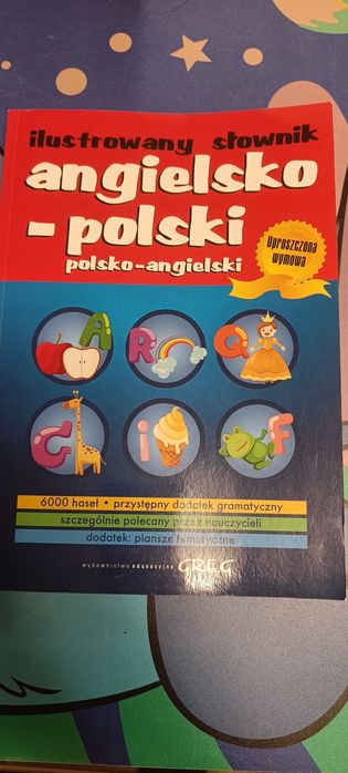 Książka ilustrowany słownik angielsko Polski