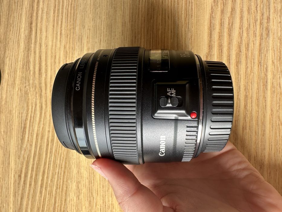 Lente Canon EF 85mm 1:1.8