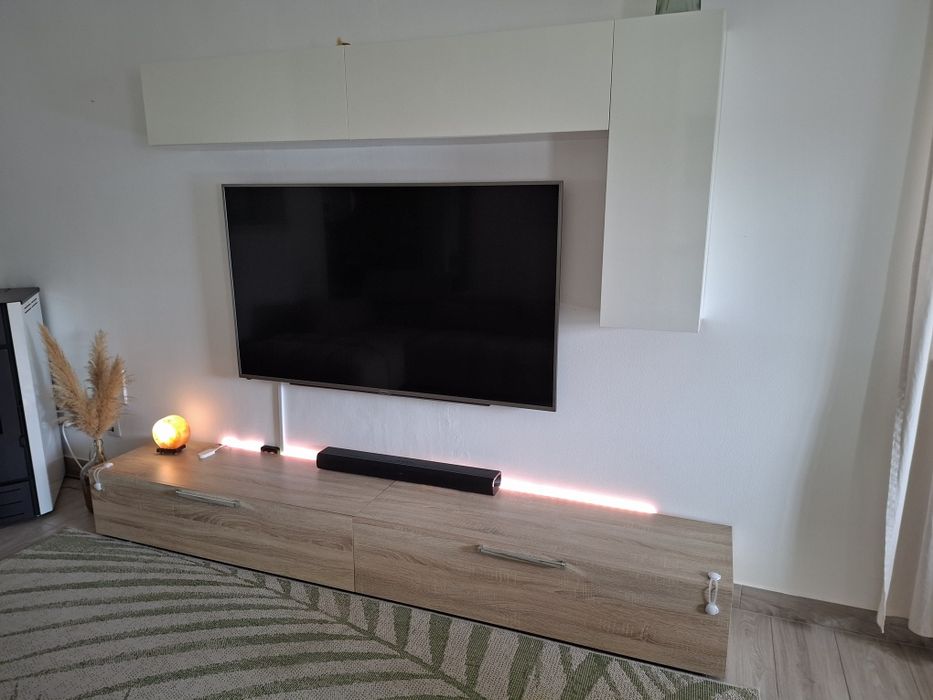 Movel de TV compacto carvalho MANHATTAN