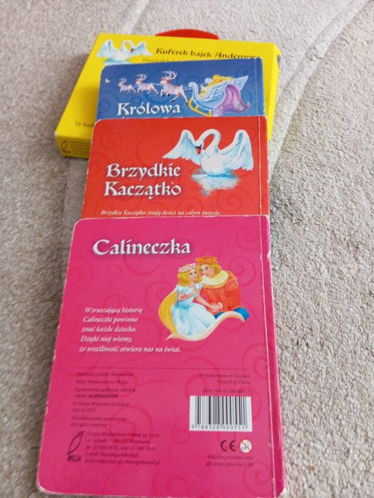 Kuferek bajek Andersena 3 sztuki
