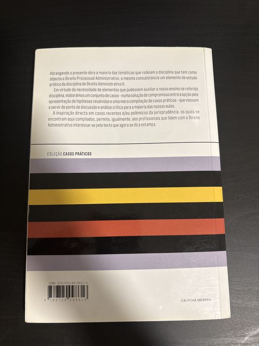 Livro “Casos práticos - Direito Processual Administrativo” de Artur Flamínio da Silva