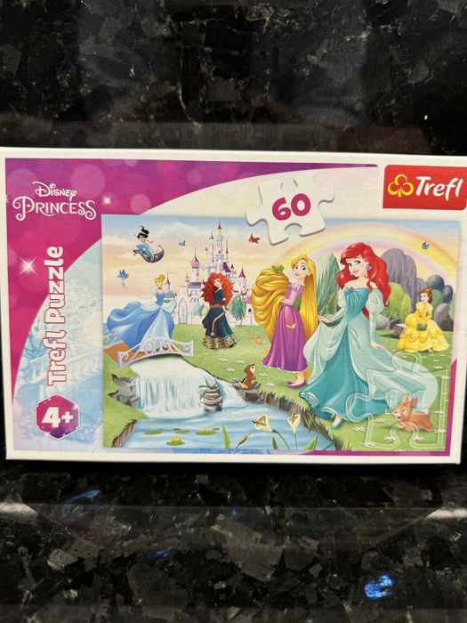 Trefl puzzle, disney princess, 4+, 60 деталей