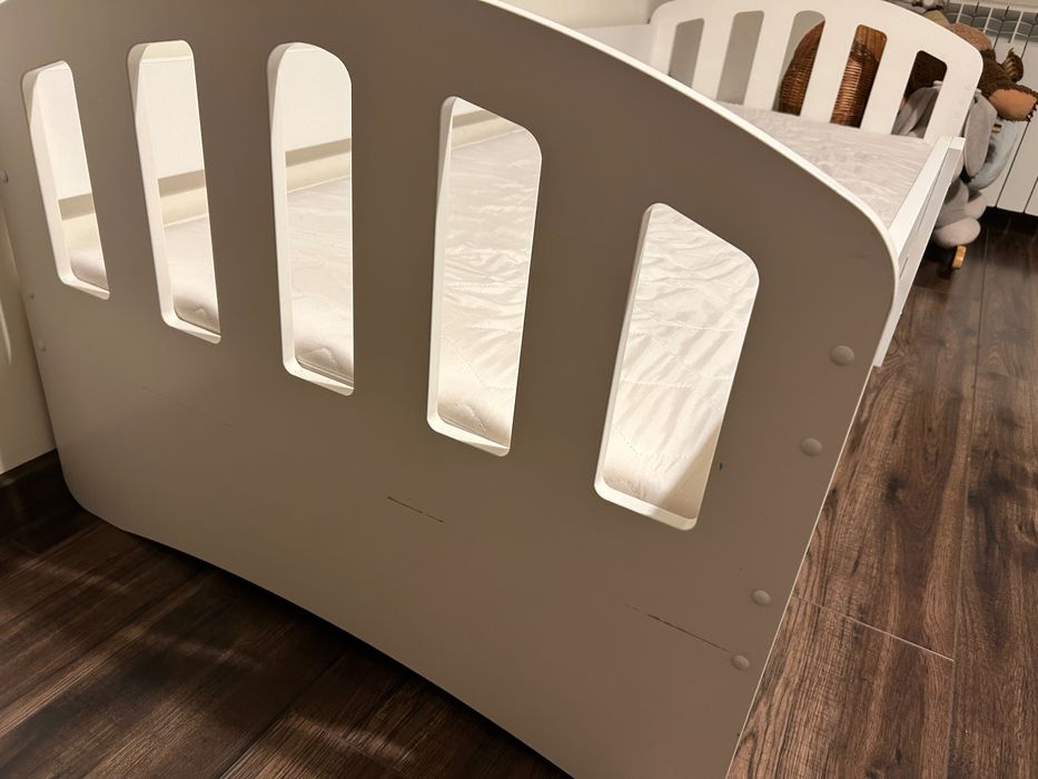 Łóżko 180x80 dziecięce białe