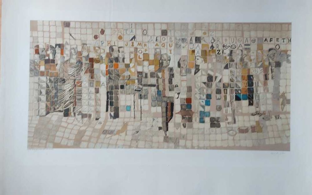 Vieira da Silva Serigrafia assinada e numerada 15/100