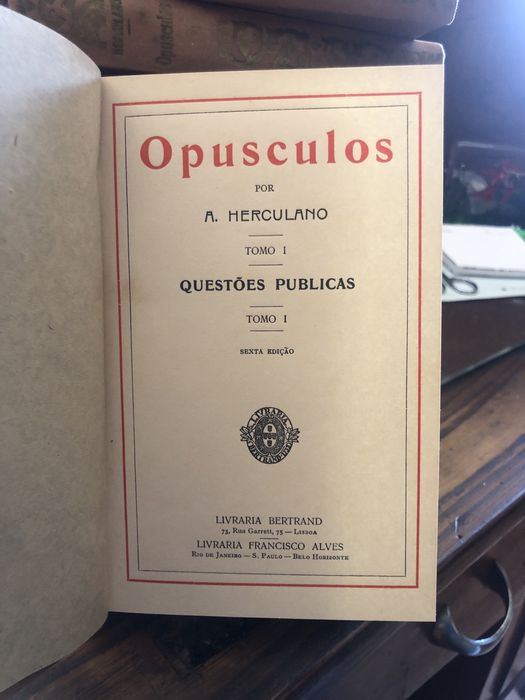 Opusculos de Alexandre Herculano - obra completa