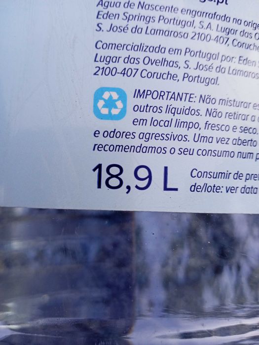 Garrafões agua fermentação 18,9l líquidos mel vinho