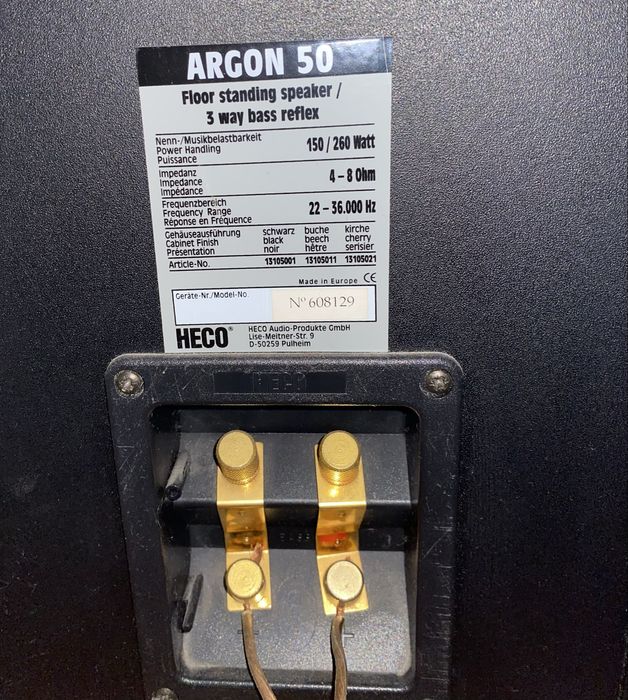 Підлогові Колонки Heco Argon