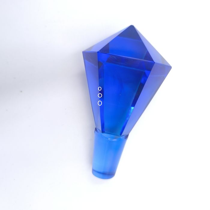 Karafka Szklana Kobaltowa Masywna Art Deco Moser? Retro Vintage Szkło