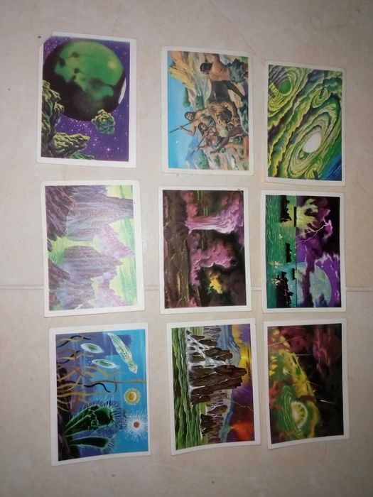 cromos história do homem anos 70