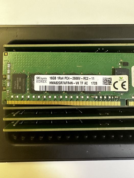 Серверная память Samsung/Hynix/Micron DDR4 16gb pc4-2666 Rdimm ecc