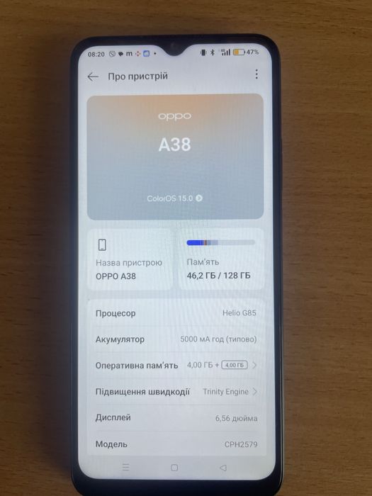 Продам oppo A38 в хорошому стані